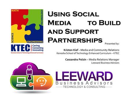 Using Social Media to Build and Support Partnerships