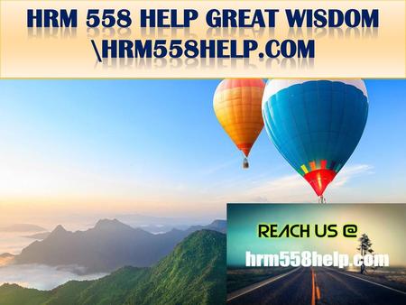 HRM 558 HELP GREAT WISDOM \hrm558help.com