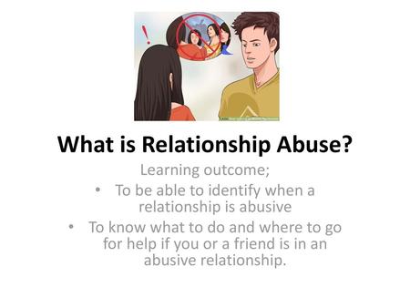 What is Relationship Abuse?