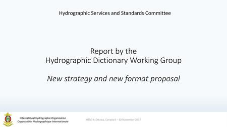 Hydrographic Services and Standards Committee
