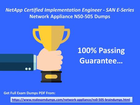 NetApp Certified Implementation Engineer - SAN E-Series