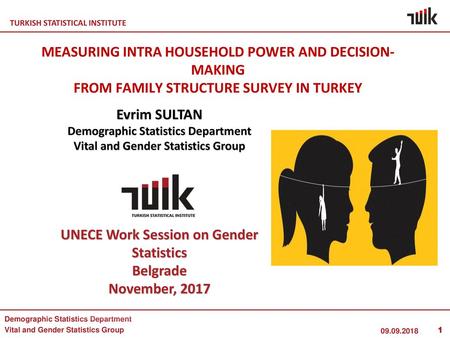 UNECE Work Session on Gender Statistics Belgrade November, 2017
