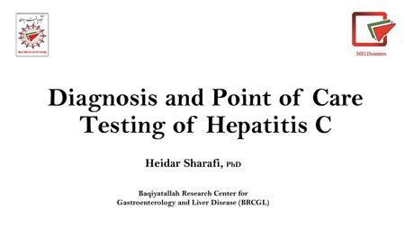 Diagnosis and Point of Care Testing of Hepatitis C