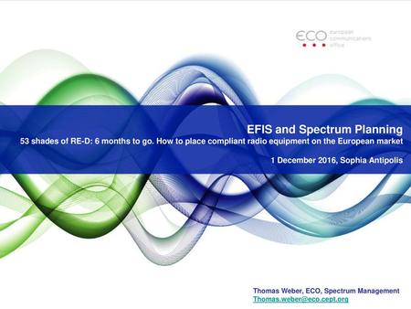 EFIS and Spectrum Planning