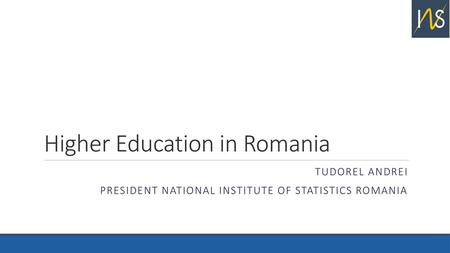 Higher Education in Romania