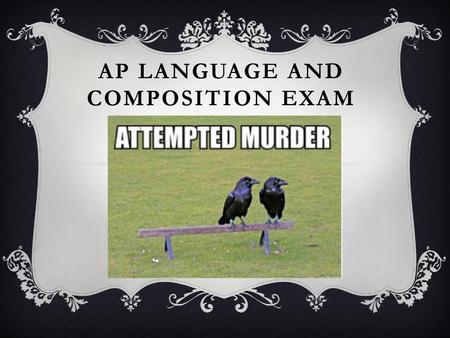 AP Language and Composition Exam