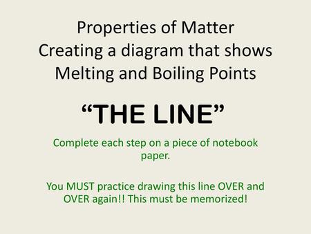 Complete each step on a piece of notebook paper.