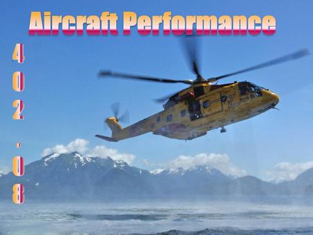 Aircraft Performance 4 2 . 8.
