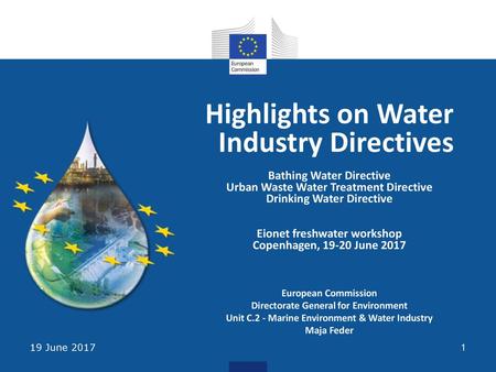 Highlights on Water Industry Directives