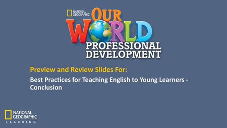 Best Practices for Teaching English to Young Learners - Conclusion