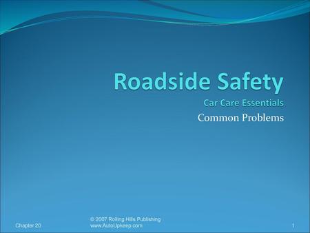 Roadside Safety Car Care Essentials