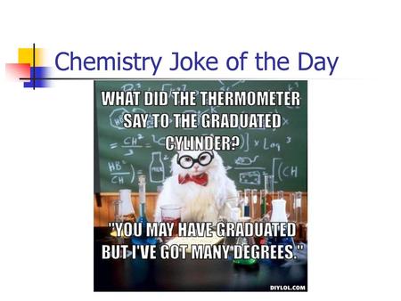 Chemistry Joke of the Day