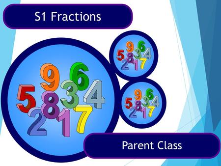 S1 Fractions Parent Class.