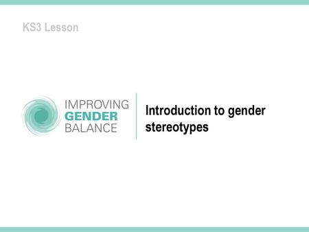 Introduction to gender stereotypes