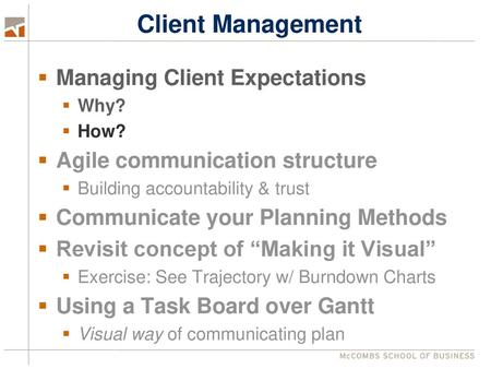 Client Management Managing Client Expectations
