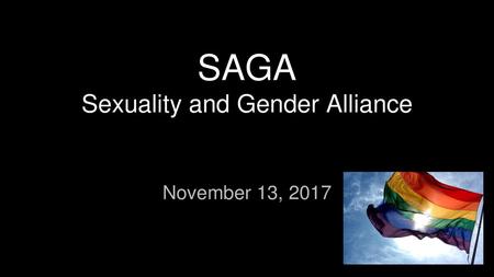 SAGA Sexuality and Gender Alliance