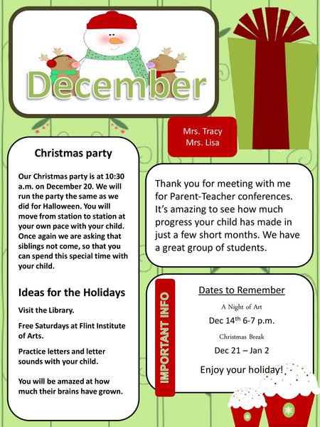 December Christmas party Ideas for the Holidays