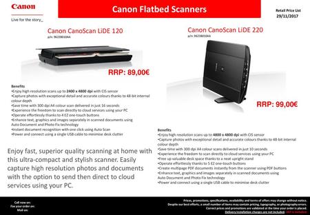 Canon Flatbed Scanners