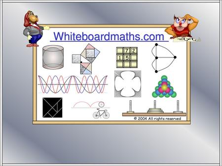 Whiteboardmaths.com © 2004 All rights reserved 5 7 2 1.