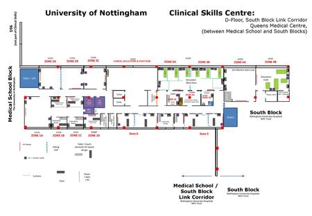 Clinical Skills Centre Floor Plan 06 2011 Door Sink Consult