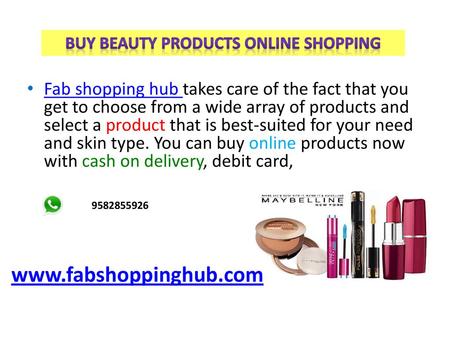 Buy beauty products online shopping