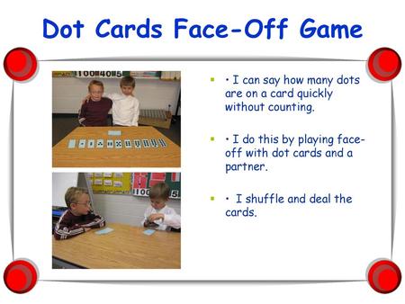Dot Cards Face-Off Game