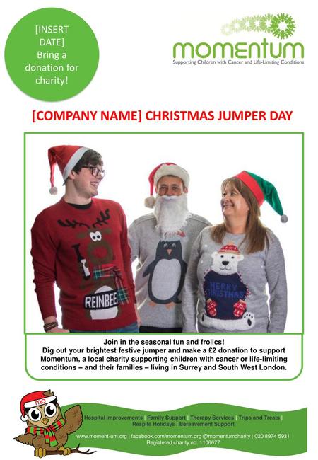 [COMPANY NAME] CHRISTMAS JUMPER DAY