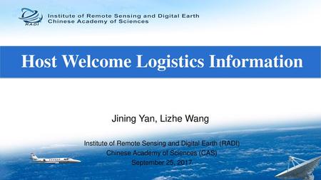 Host Welcome Logistics Information