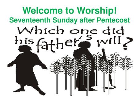Seventeenth Sunday after Pentecost