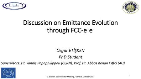 Discussion on Emittance Evolution through FCC-e+e-