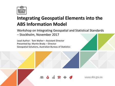 Integrating Geospatial Elements into the ABS Information Model