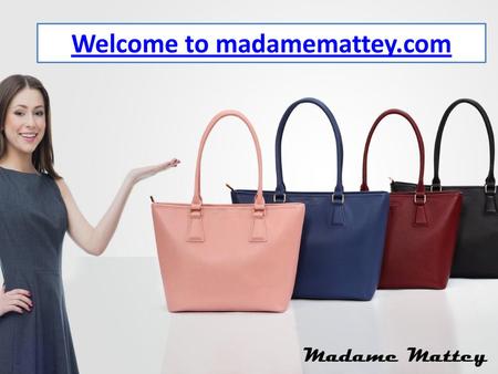 Welcome to madamemattey.com