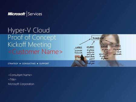 Hyper-V Cloud Proof of Concept Kickoff Meeting <Customer Name>
