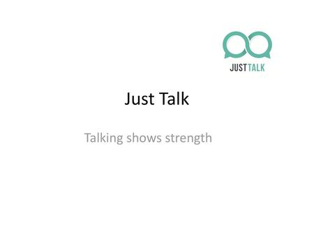 Talking shows strength