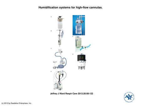 Humidification systems for high-flow cannulas.