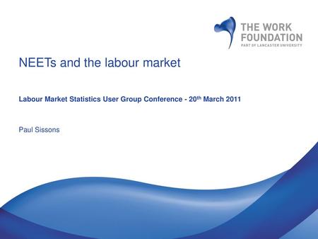 NEETs and the labour market