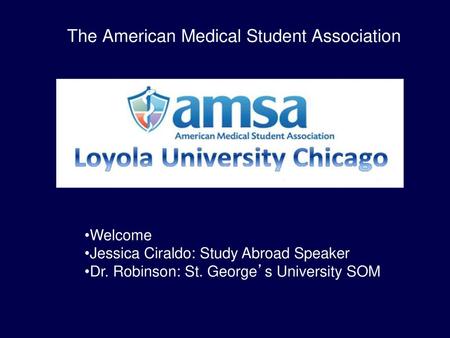 The American Medical Student Association