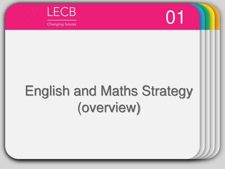 English and Maths Strategy (overview)