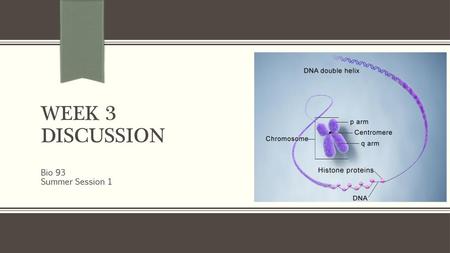 Week 3 Discussion Bio 93 Summer Session 1.