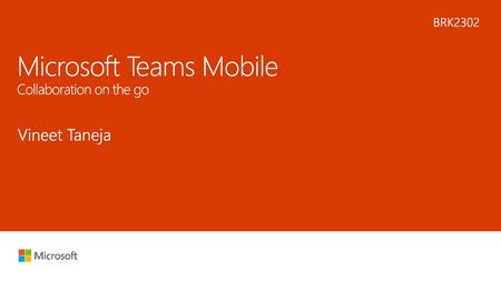 Microsoft Teams Mobile Collaboration on the go