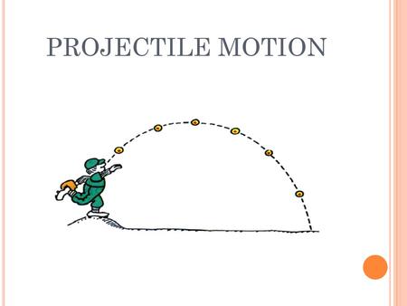 PROJECTILE MOTION.