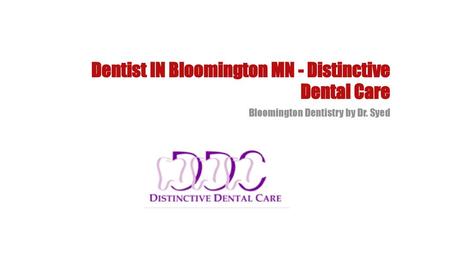 Dentist IN Bloomington MN - Distinctive Dental Care