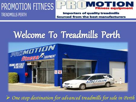 Welcome To Treadmills Perth