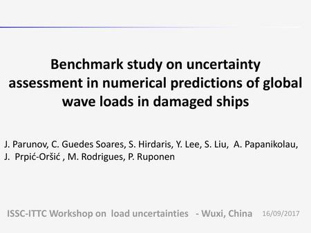 Benchmark study on uncertainty