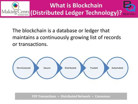 What is Blockchain (Distributed Ledger Technology)?