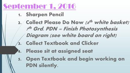 September 1, 2016 Sharpen Pencil