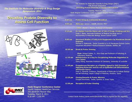 The Institute for Molecular Diversity & Drug Design
