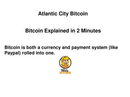 Bitcoin Explained in 2 Minutes