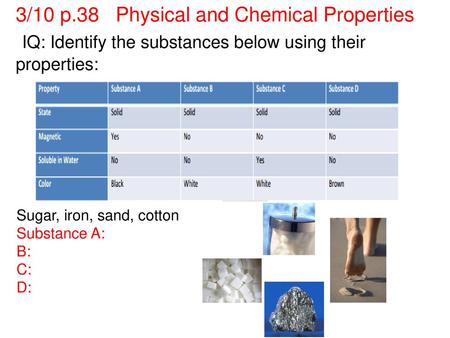 Chemical And Physical Properties Ppt Download