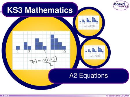 KS3 Mathematics A2 Equations